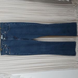Women’s Mid-Rise Indigo Boot Cut Jeans